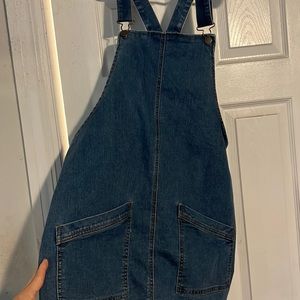 Jean overall dress